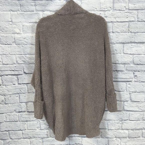 barefoot dreams cozychic cardigan | size S/M | color gray - Picture 6 of 10